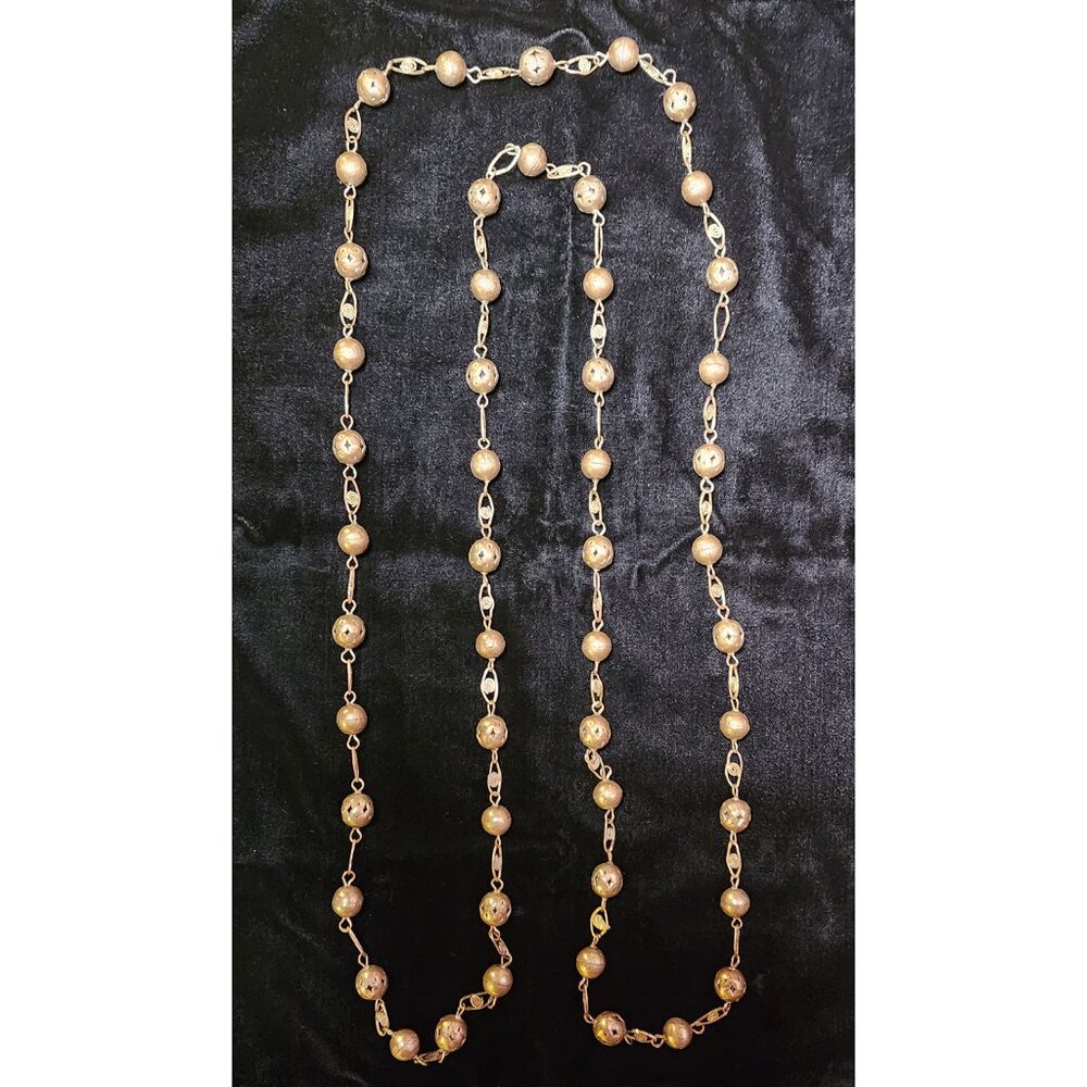 Vintage Silver Beads Necklace